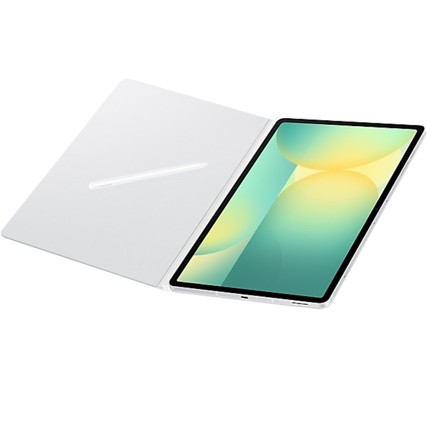 Husa de protectie Samsung Smart Book Cover pentru Galaxy Tab S10 FE Plus, White