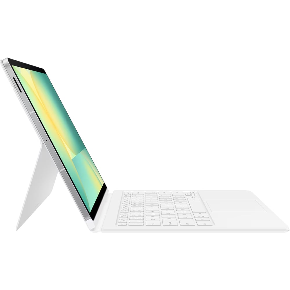 Husa de protectie Samsung Book Cover Keyboard – AI Key pentru Galaxy Tab S10 FE Plus, White