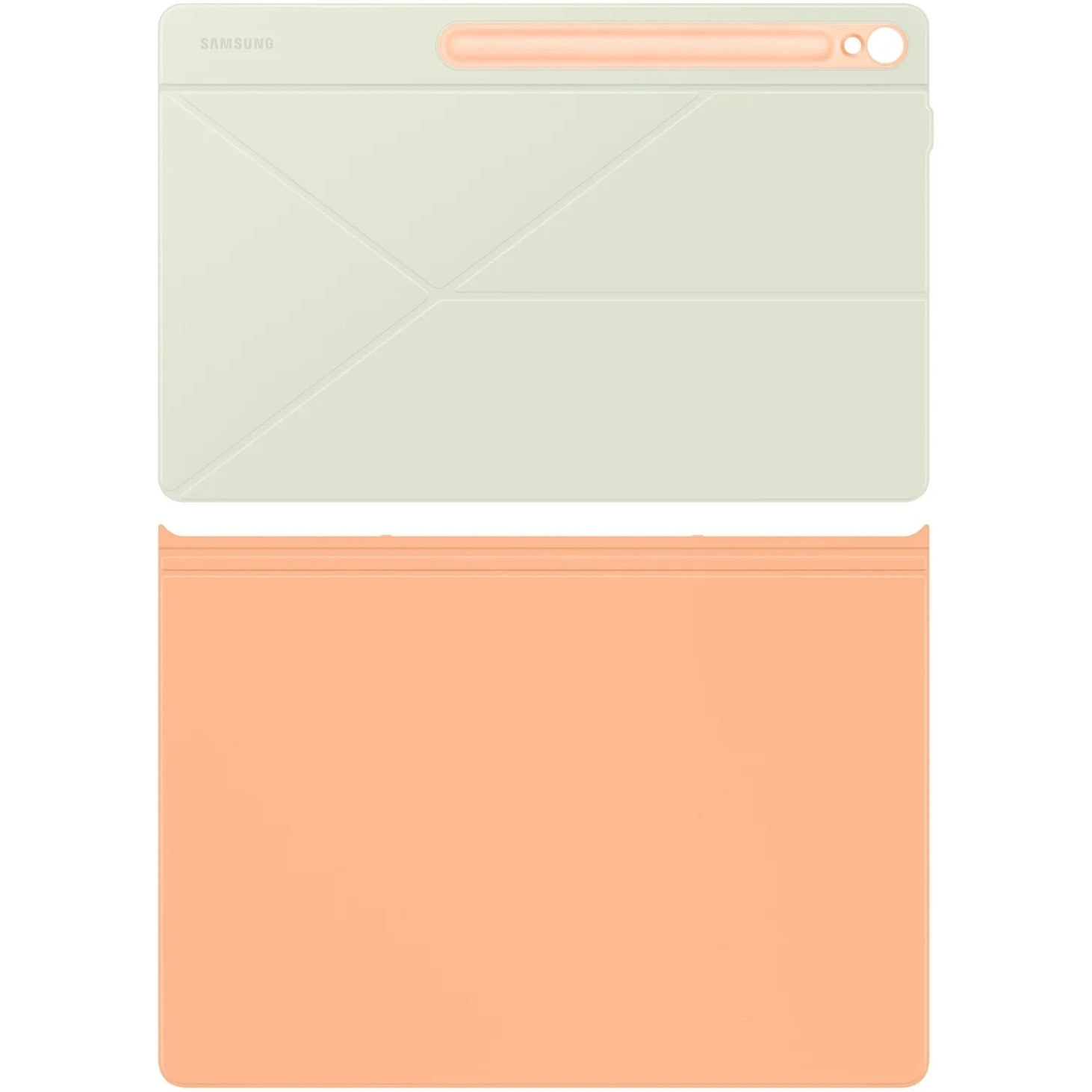 Husa de protectie Samsung Smart Book Cover pentru Galaxy Tab S10 FE Plus, Orange