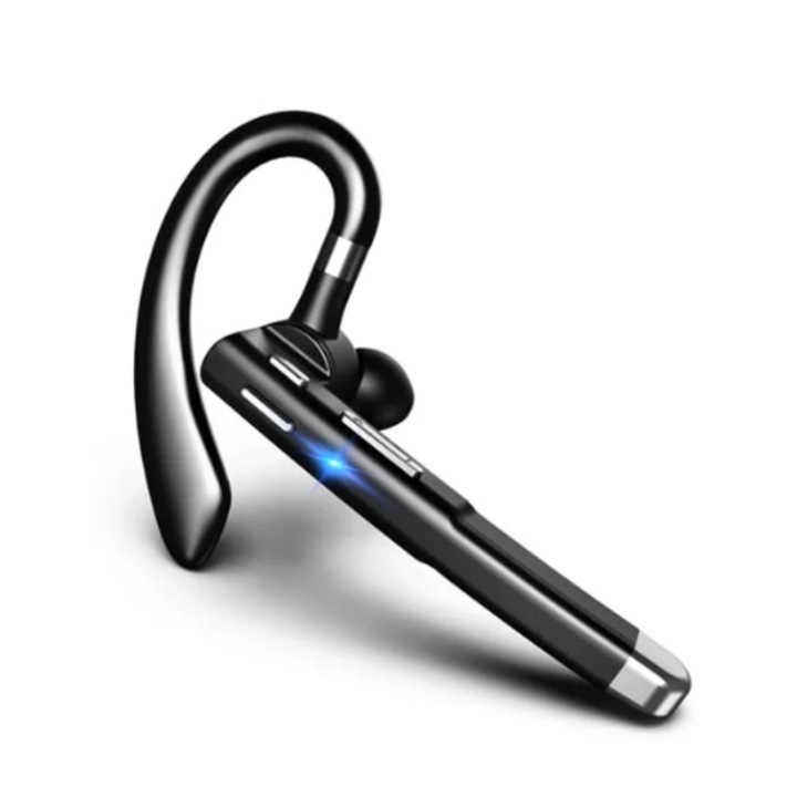 Bluetooth kihangosító üzleti headset, EM-YYK-620 HD mikrofonnal, zajcsökkentéssel, LED kijelzővel és ergonomikus fültámasztással