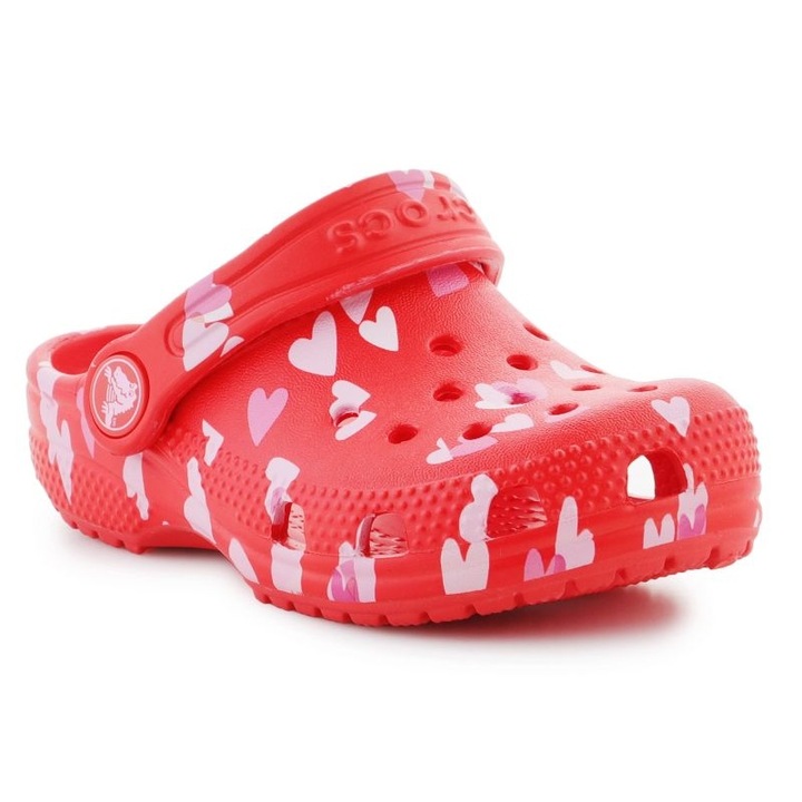 Papuci pentru copii, Crocs, BM225340, Rosu, 24 EU