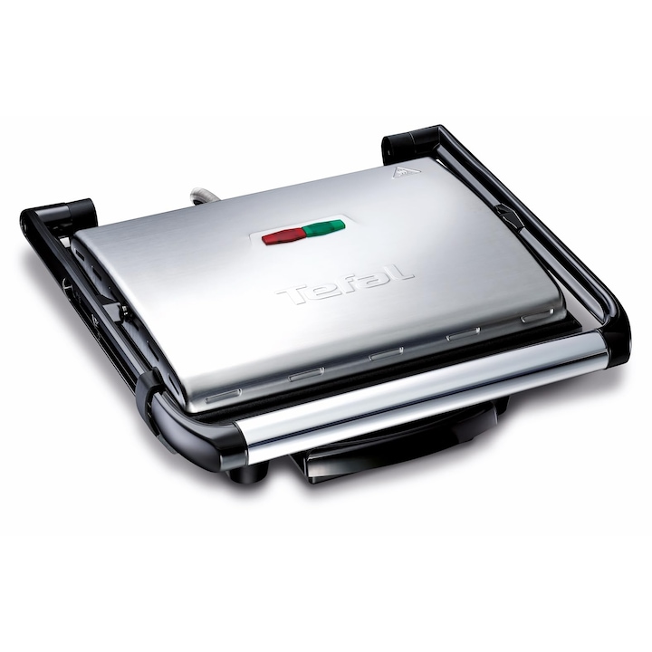 Електрическа скара Tefal Inicio, 2000W, незалепващо покритие, черна, 36x10.8x33.2см