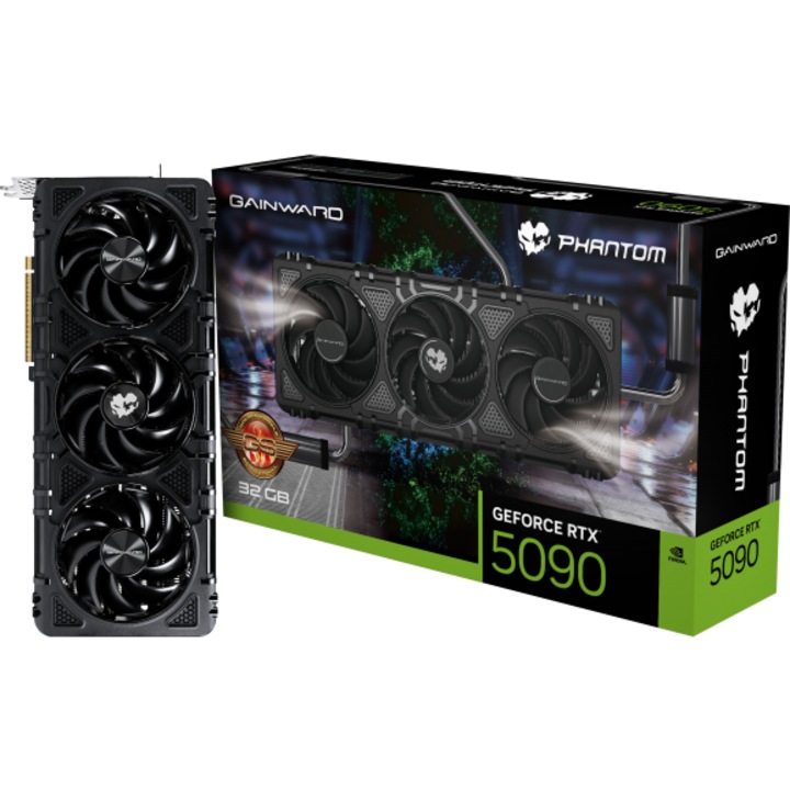 Gainward GeForce RTX 5090 Phantom GS 32GB OC videókártya, DLSS4