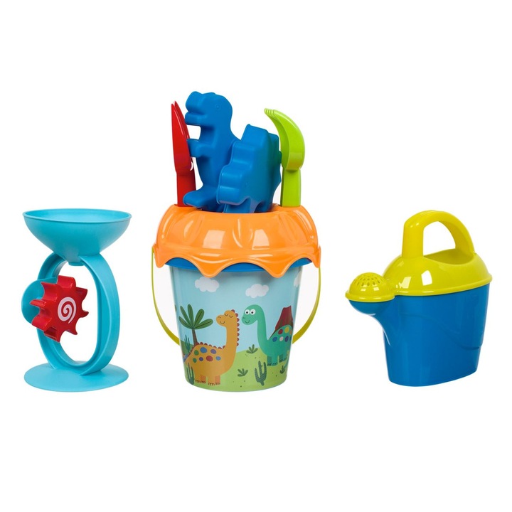 Set Galeata Plaja Dinozauri cu Accesorii & Rucsac