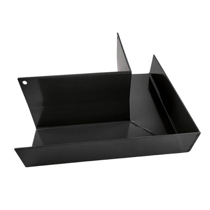 Jgheab din aluminiu RK65, Colt exterior 90°, Dreptunghiulare, Grafit, Renoplast, Drenaj acoperis