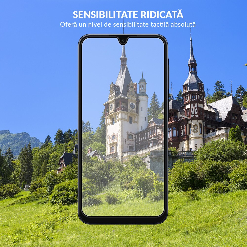 Folie Sticla Dr.Shield, Compatibil Samsung Galaxy A16, Full Glue, Protectie Profesionala 2.5D
