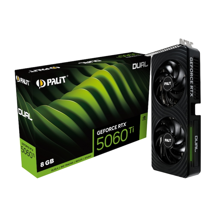 Видео карта PALIT GeForce RTX 5060 Ti Dual 8GB GDDR7 128 bit 4710562245264_3Y