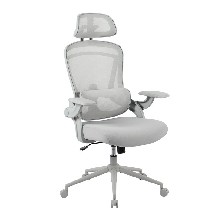 Офис стол Spacetronik Doris 11, регулируем, сив