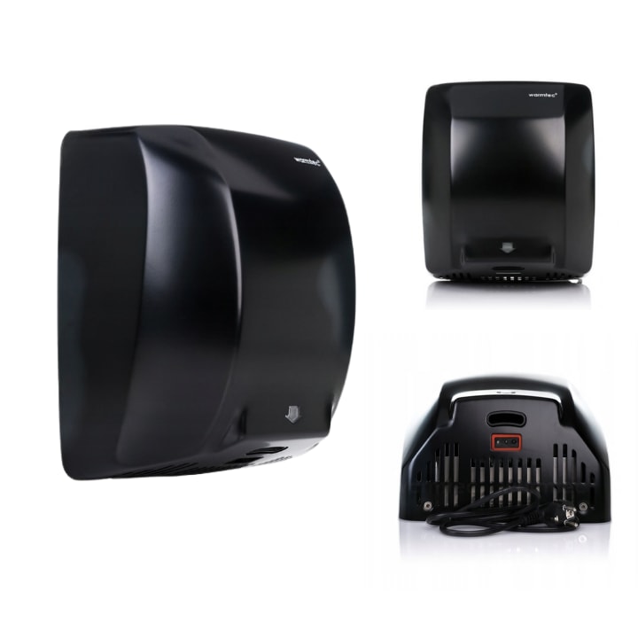 Uscator De Maini Electric, Emultimax, Maxflow, Putere De Incalzire: 1800 W, Raza De Actiune A Senzorului: 5-15 cm, Temperatura Aerului: >40°C, Grad De Protectie: Ipx1, Negru Mat