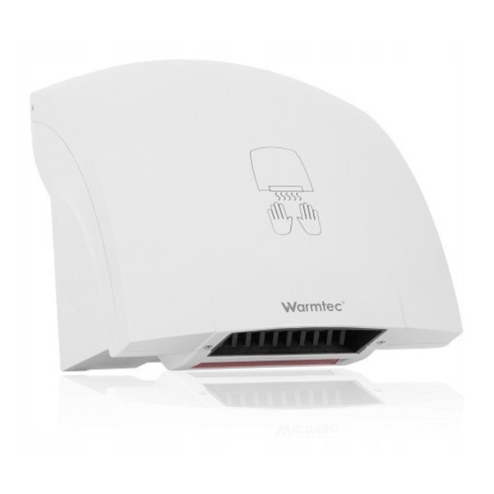 Uscator De Maini Electric, Mdf 2000, Putere De Incalzire: 2000 W, Raza Senzor: 5-20 cm, Temperatura Aerului: >54°C, Nivel De Zgomot: 50 Db, 2, 4 Kg, Alb