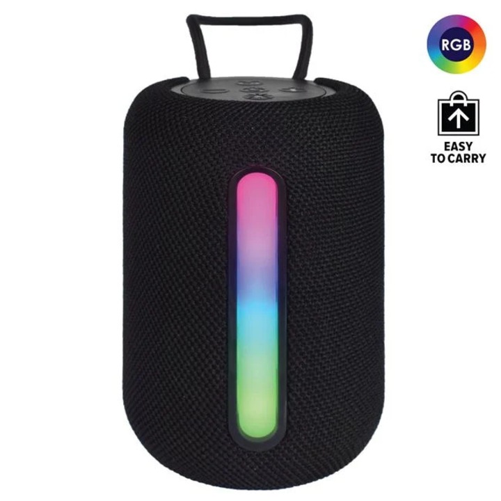 Високоговорител, Преносим, Bluetooth, 5W RGB Ø8x13см