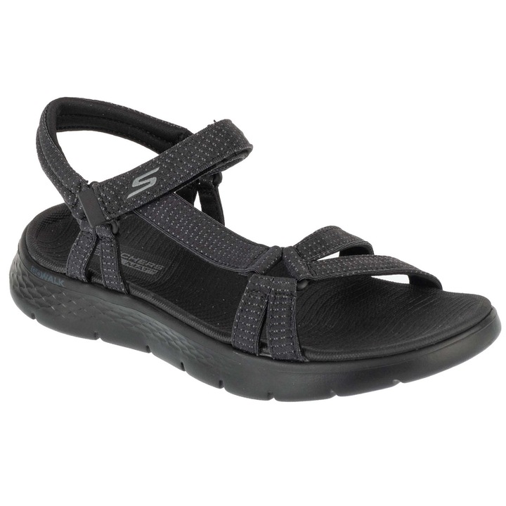 Sandale, Skechers Go Walk Flex Sandal - Sublime 141451-BBK, Negru, 42 EU