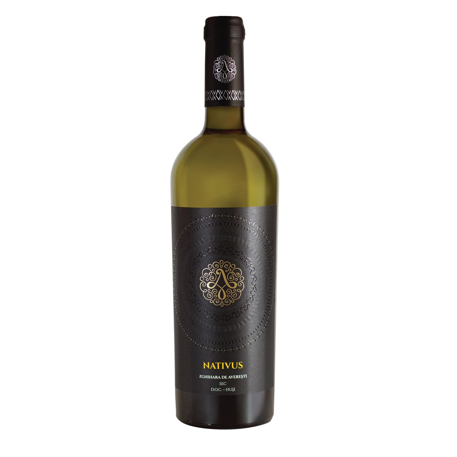 Vin Alb Nativus - Zghihara de Averesti, D.O.C. - Husi, Sec, 75 cl