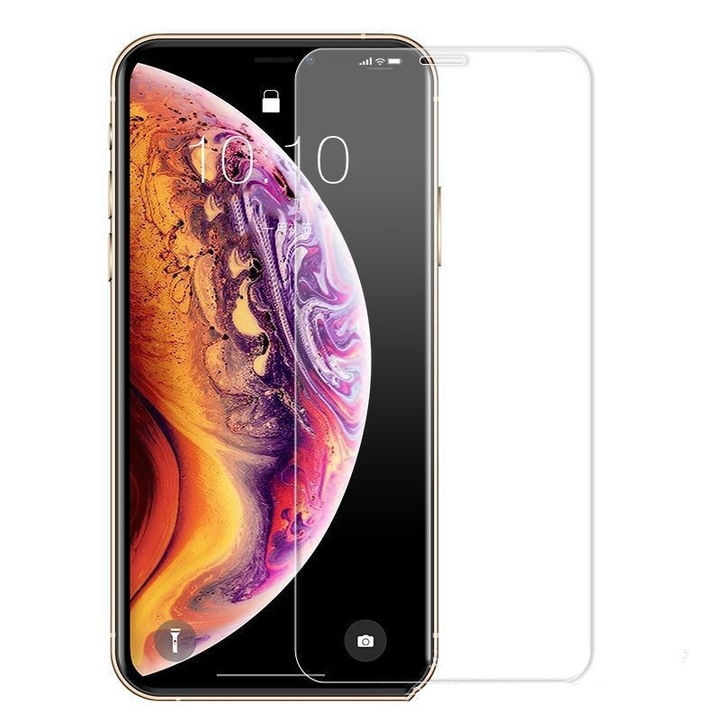Folie Sticla Securizata, Compatibila cu Apple iPhone 16 Plus, Sticla de Protectie pentru iPhone 16 Plus, 2.5D, HD, Transparenta