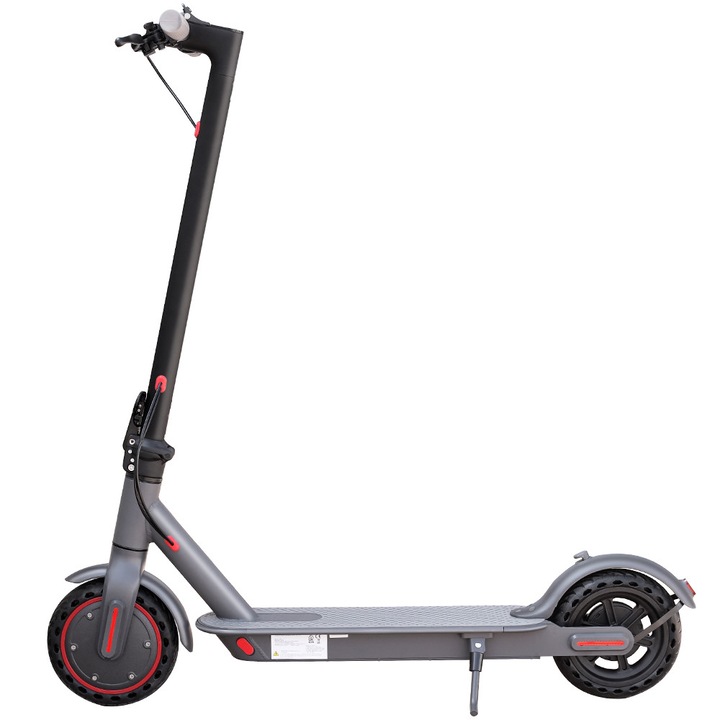 Trotineta electrica VOLTVOGUE, 350W, 36V 10.5AH Battery, viteza maxima 19 mph, anvelope solide 8.5", pliabila