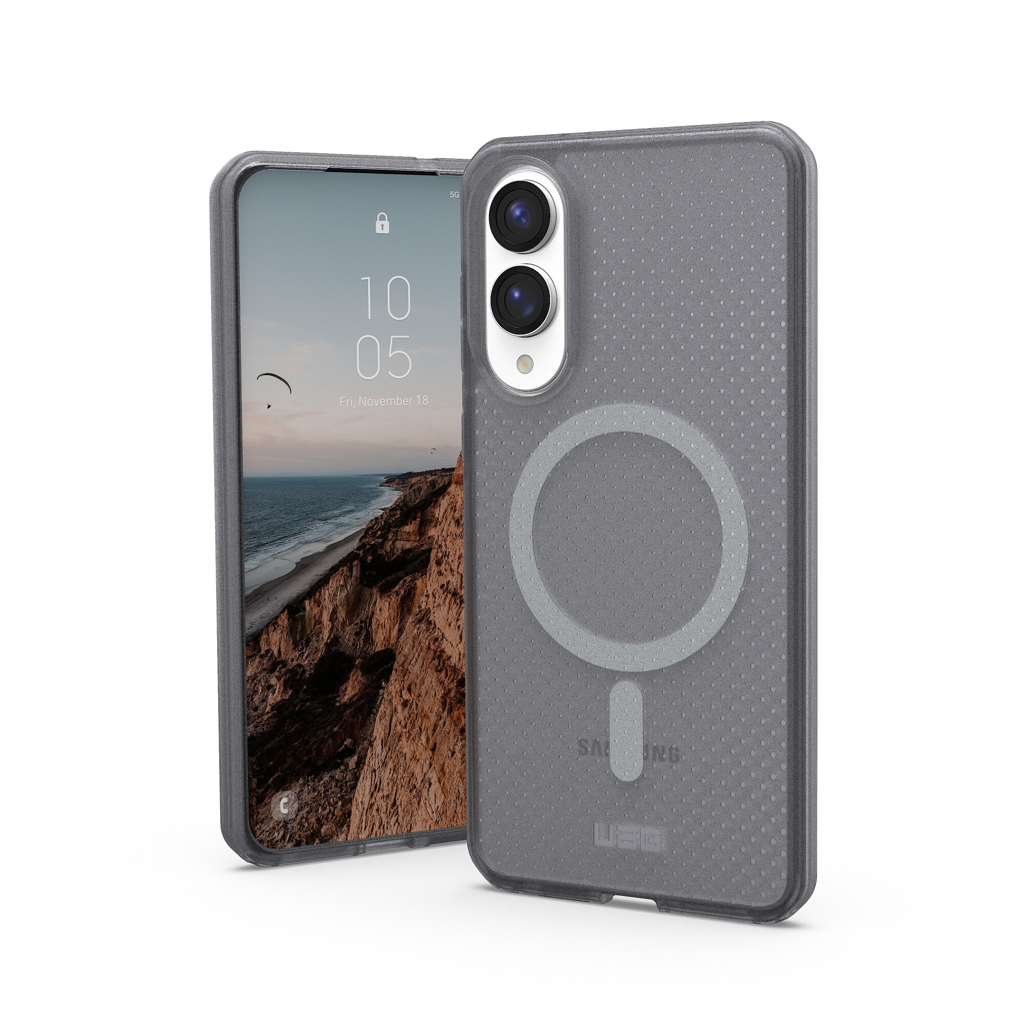 UAG Dot w/Magnet pentru Samsung Galaxy S25 Edge, cenusiu