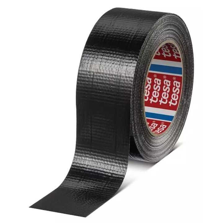 Маскираща лента Tesa 50x50 мм, черна, комплект от 1