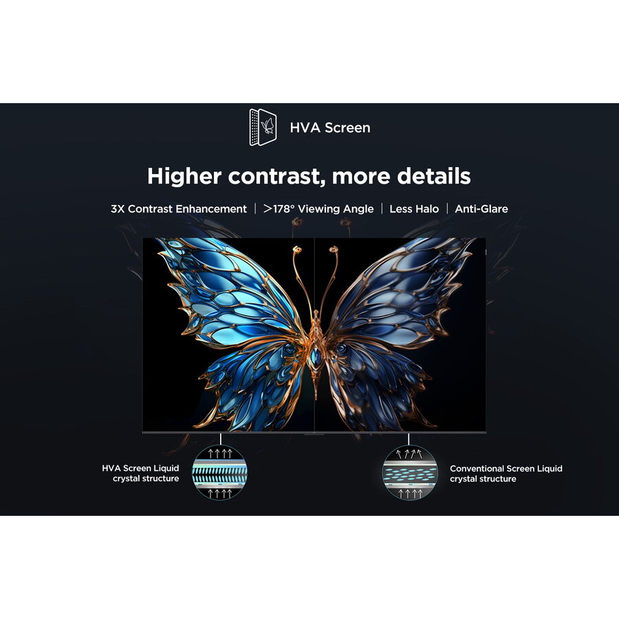 Televizor LED TCL 55V6C, Smart TV, 139 cm, Ultra HD 4K, Google TV, Clasa E
