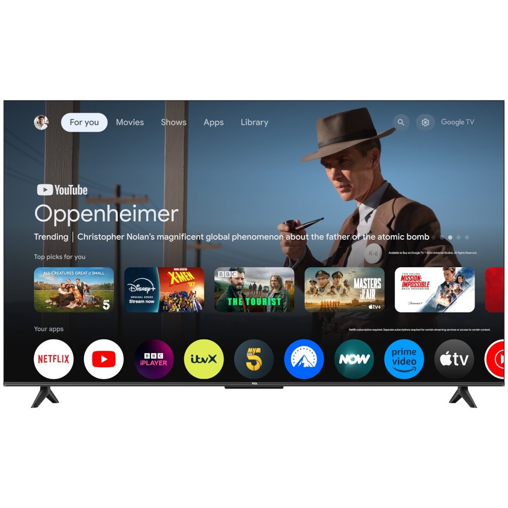 Televizor LED TCL 55V6C, Smart TV, 139 cm, Ultra HD 4K, Google TV, Clasa E