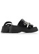 Sandale dama, Musette, KATE A221, Piele naturala, Negru, 36 EU