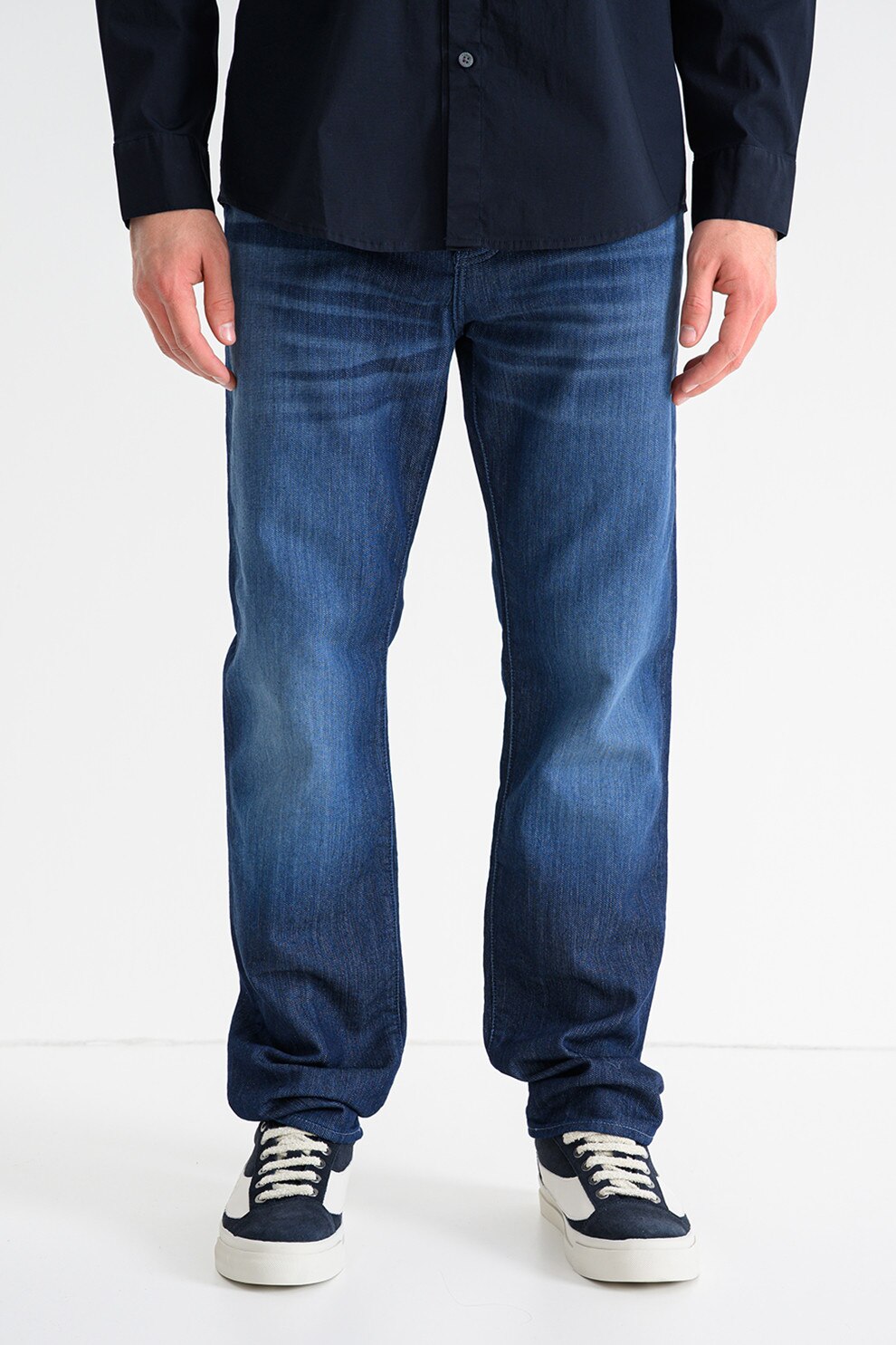 ARMANI EXCHANGE, Blugi regular-fit, Albastru inchis, 32
