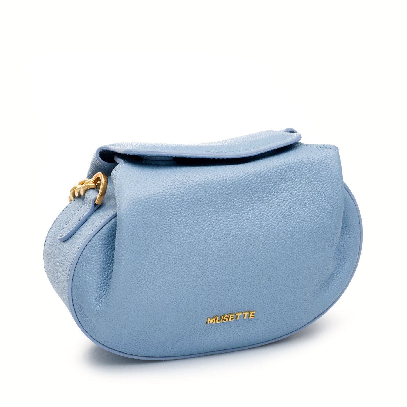 Geanta de umar, Musette, Geanta ZAIRA, Piele naturala, Bleu - eMAG.ro