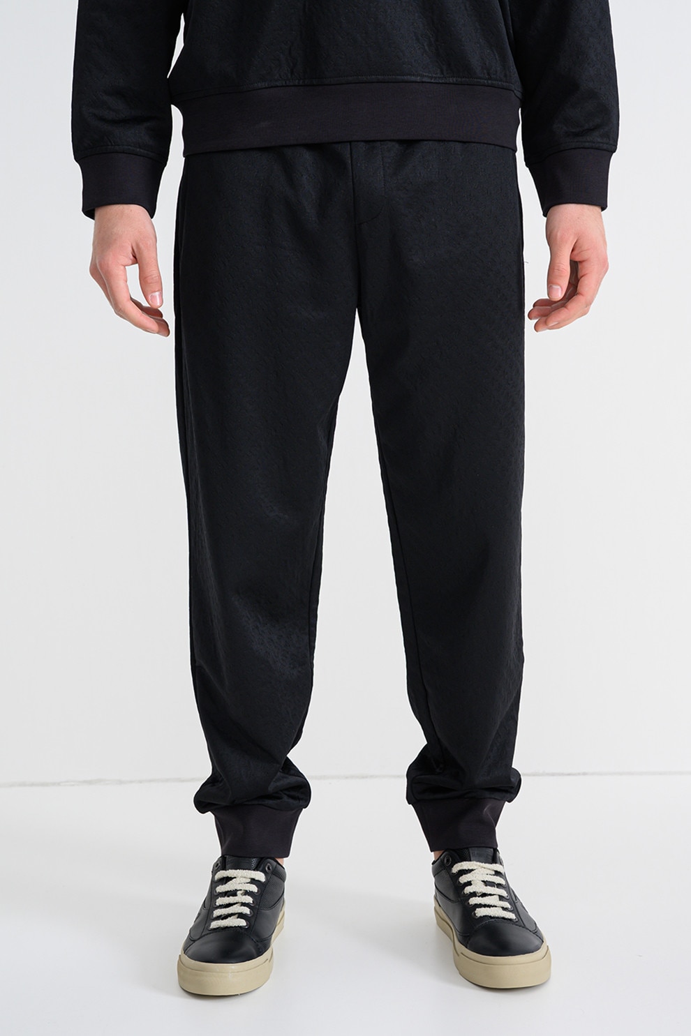 ARMANI EXCHANGE, Pantaloni sport cu logo, Oranj stins, 2XL - eMAG.ro