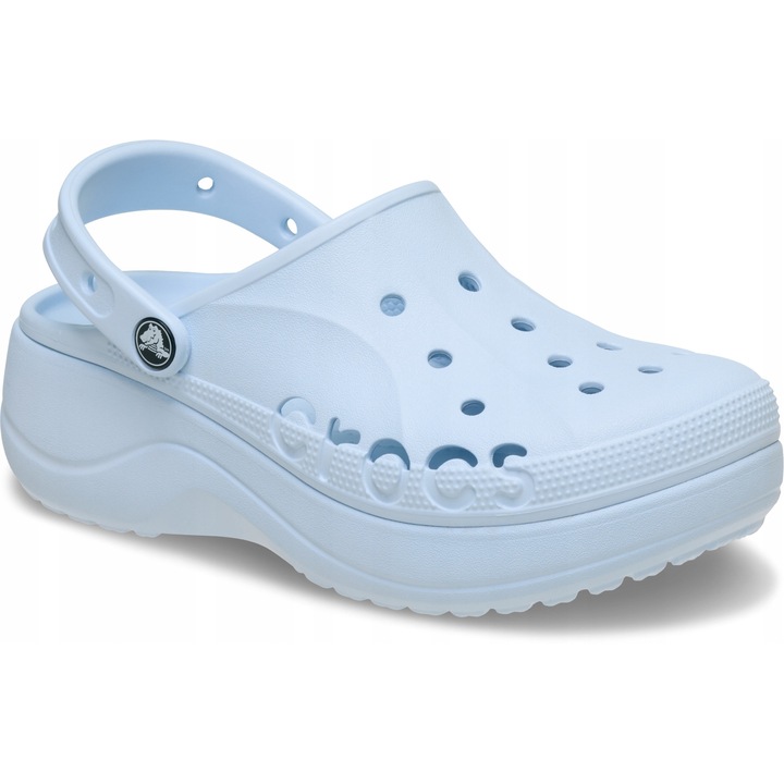 Crocs, Дамски сабо Croslite от пяна, платформа Baya 208186, синьо, Син, 41-42