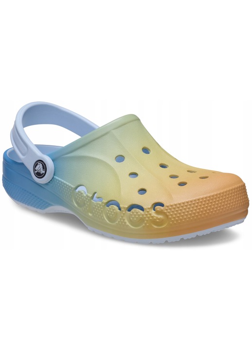Crocs, Saboti Femei Spuma Croslite, Baya Seasonal Printed 206230 Clog, Albastru, Albastru, 37-38