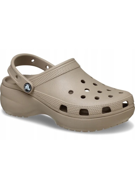 Дамски чехли Crocs, Класическа платформа, Розов, Бежов, 36-37