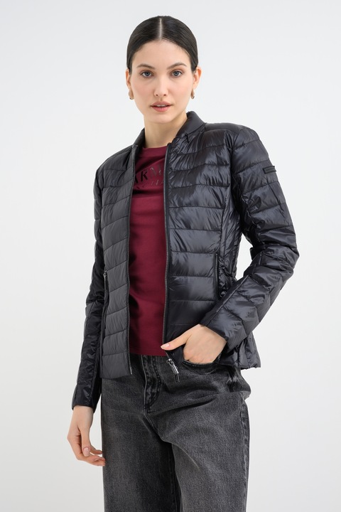 ARMANI EXCHANGE, Jacheta cu buzunare cu fermoar, Negru