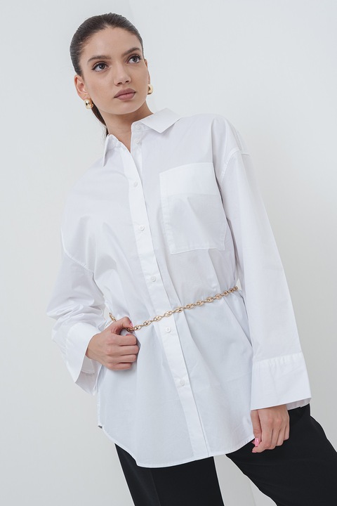 ARMANI EXCHANGE, Camasa regular-fit din bumbac, Alb