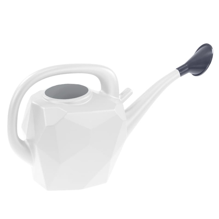 Лейка, Mochtoys, 10 л, Изработена от здрави и безопасни материали, Здрава конструкция, Елегантна, Пастелни цветове, Дифузерен накрайник за спрей, Пластмаса, Сива