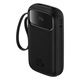 Power bank Baseus Qpow2 Dual-Cable, 20000mAh, PD 3.0 + QC 3.0 22.5W, 1 x USB, 1 x Iphone Lightning, 2 x USB Type-C, digital display pentru status baterie, total 2.4A, negru