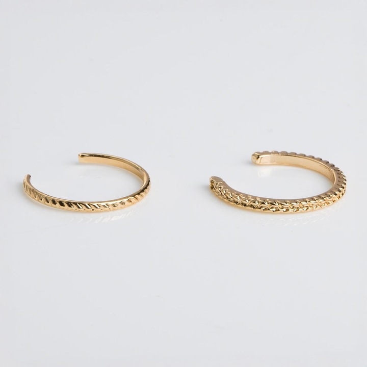 Set Inele Picior de Culoare Aurie pentru Femei - 2buc