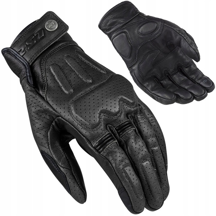 Motoros kesztyű, LS2 Rust, perforált bőr, protektorok, L méret