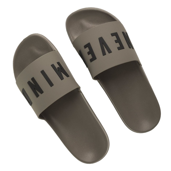 Papuci bărbați kaki "Never Mind - 65487, Kaki