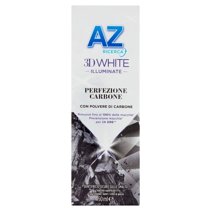 Az 3D White Iluminate паста за зъби, Carbone Perfectione 50 мл