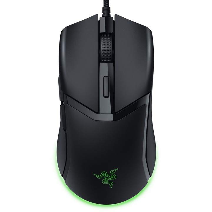 Razer Cobra - Лека жична геймърска мишка с Chroma RGB (лека като перце, 57 г, оптични превключватели от 3-то поколение, Chroma осветление с подсветка, прецизни настройки на сензора) Черна
