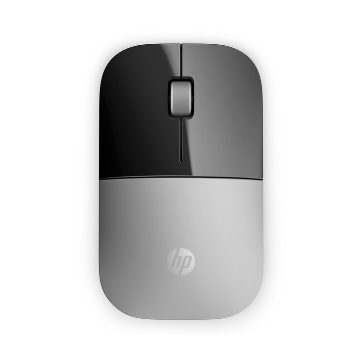 HP Z3700 vezeték nélküli egér (X7Q44Aa) (1200 optikai érzékelő, akár 16 hónapos akkumulátor-üzemidő, USB-csatlakozás, plug & play) antracit, ezüst
