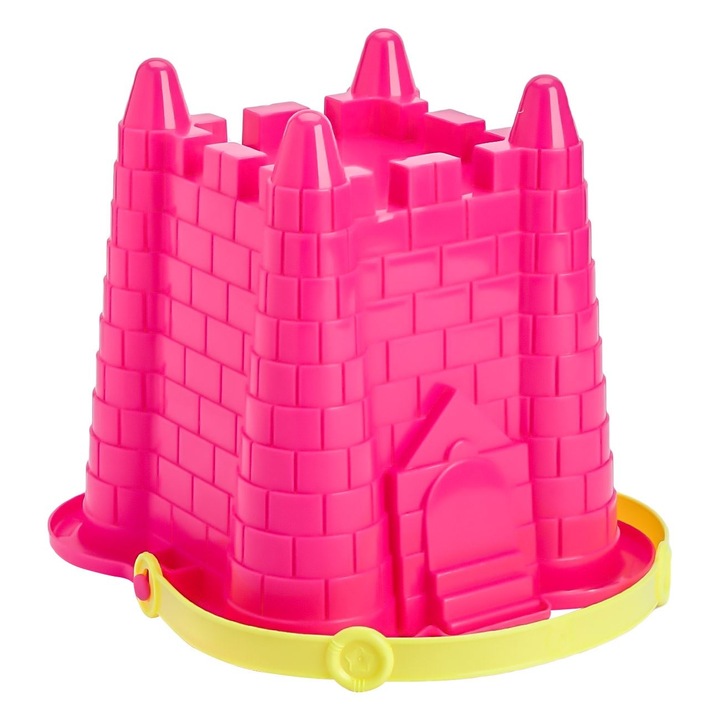 Galeata Plaja Castel Fucsia cu Maner 14x17x17cm