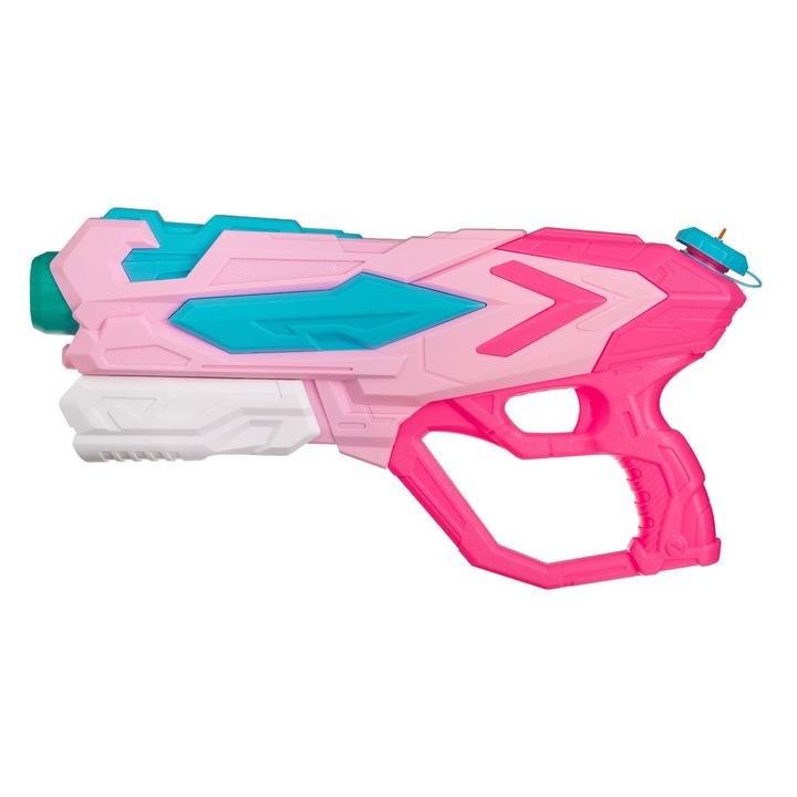 Pistol de Apa Roz Turcoaz 42cm < Pistoale de Apa Tub Mijlocii-Mari, Jumbo