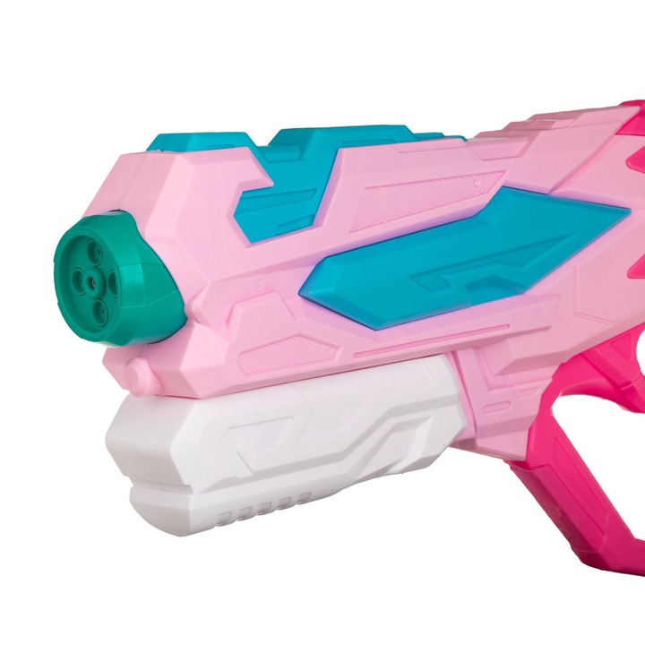 Pistol de Apa Roz Turcoaz 42cm < Pistoale de Apa Tub Mijlocii-Mari, Jumbo