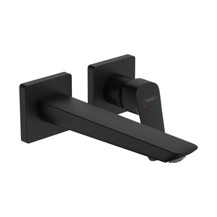 Смесител за мивка за вграждане Hansgrohe Logis Fine, матово черен