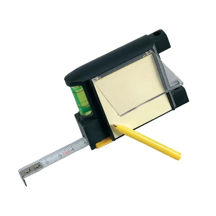 Ruleta Patrata Dalimag 2m cu Boloboc, Pix si Suport Notite