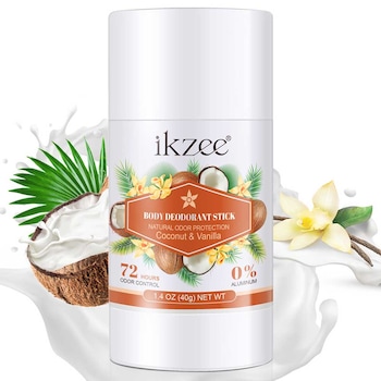 Deodorant Stick fara aluminiu cu Cocos si Vanilie 72h Protectie, Unisex, NOVA KISS®, 40 g