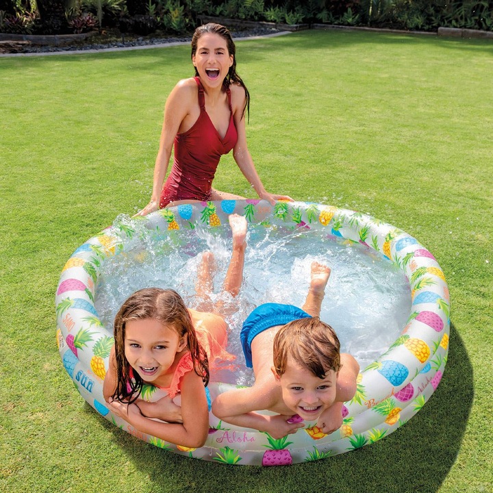 Gyümölcsmintás gyermekmedence Ø1.32x0.28m - Intex