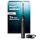 Periuta de dinti electrica Philips Sonicare HX7101/01, 62.000 miscari/minut, autonomie 21 zile, 1 mod periere, 2 intensitati, senzor presiune integrat, functia BrushSync, inclus capat de periere Otimal White, negru