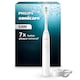 Periuta de dinti electrica Philips Sonicare HX7108/01, 62.000 miscari/minut, autonomie 21 zile, 1 mod periere, 2 intensitati, senzor presiune integrat, functia BrushSync, inclus capat de periere Otimal White, alb
