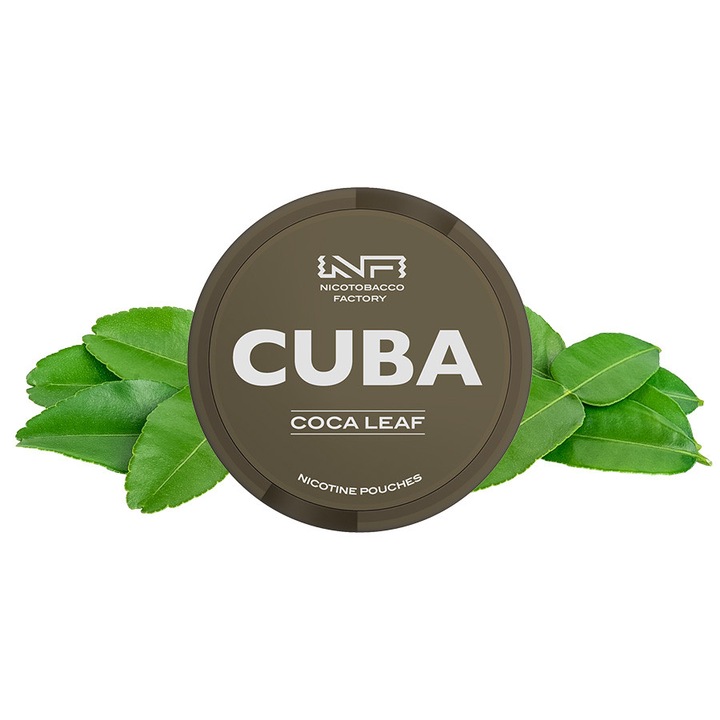 Pouch Nicotina Snus Cuba Coca Leaf 30mg/g (20mg/pouch)